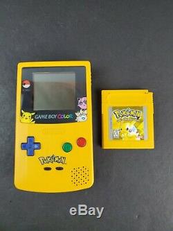 Nintendo Game Boy Color Limited Pokemon Yellow Edition System Complete Box READ