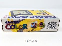 Nintendo Game Boy Color Limited Yellow Dandelion Handheld System New Sealed