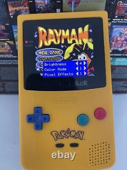 Nintendo Game Boy Color OLED IPS Screen Retro Gameboy Pokémon 2024 Amoled