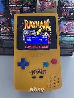 Nintendo Game Boy Color OLED IPS Screen Retro Gameboy Pokémon 2024 Amoled