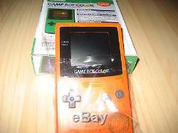 Nintendo Game Boy Color Orange Handheld System Brand New In Box
