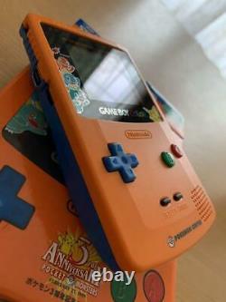 Nintendo Game Boy Color Pokemon Center 3rd Anniv Limited CGB-001 Orange Console