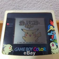 Nintendo Game Boy Color Pokemon Center GOLD SILVER Memorial console Japan Used