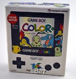 Nintendo Game Boy Color Pokémon Center Gold & Silver Handheld System New In Box