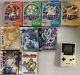 Nintendo Game Boy Color Pokemon Complete Set Gold And Silver Anniversary Console