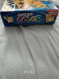 Nintendo Game Boy Color Pokemon Edition Handheld System Complete In Box Yellow