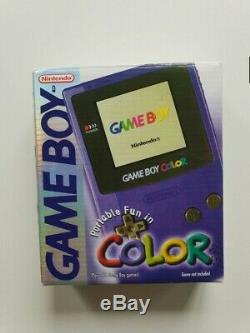 Nintendo Game Boy Color Pokémon Edition Handheld System Grape