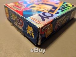 Nintendo Game Boy Color Pokemon Edition Yellow Handheld System Complete Box CIB