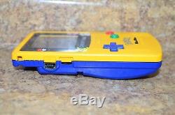 Nintendo Game Boy Color Pokémon Edition Yellow Handheld System With Box Pre Owned
