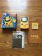 Nintendo Game Boy Color Pokemon Edition Yellow Pikachu Handheld System In Box