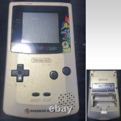 Nintendo Game Boy Color Pokemon Gold Silver Memorial ver. Limited Rare Working