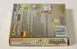 Nintendo Game Boy Color, Pokemon Goldene Edition, OVP, CIB, speichern möglich