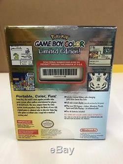 Nintendo Game Boy Color Pokemon Limited Edition System New NIB Factory Sealed