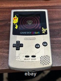 Nintendo Game Boy Color Pokémon Ltd Edition Pkachu Gold Silver Rare & Bugs Bunny