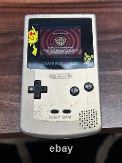 Nintendo Game Boy Color Pokémon Ltd Edition Pkachu Gold Silver Rare & Bugs Bunny