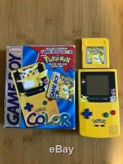 Nintendo Game Boy Color Pokemon (Pokémon Pikachu) Yellow Version withbox