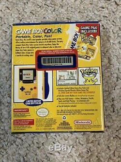 Nintendo Game Boy Color Pokemon (Pokémon Pikachu) Yellow Version withbox