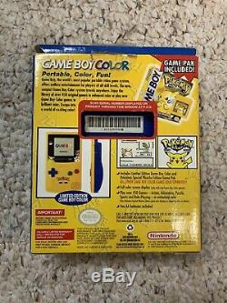 Nintendo Game Boy Color Pokemon (Pokémon Pikachu) Yellow Version withbox & Game