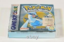 Nintendo Game Boy Color, Pokemon Silberne Edition, OVP, CIB, speichern möglich