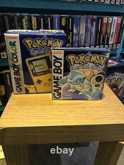Nintendo Game Boy Color Pokemon Special Edition boxed Plus Pokemon Blue Version