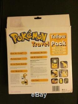 Nintendo Game Boy Color Pokemon Travel Set Rare Inc Console & Pokemon Yellow
