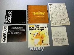 Nintendo Game Boy Color Pokemon Yellow Pikachu Open Box Mint
