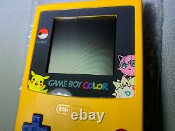 Nintendo Game Boy Color Pokemon Yellow Pikachu Open Box Mint