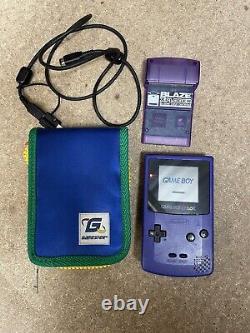 Nintendo Game Boy Color Purple Blaze Xploder Cheat Cartridge Bundle