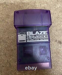 Nintendo Game Boy Color Purple Blaze Xploder Cheat Cartridge Bundle