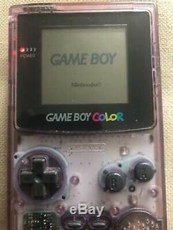Nintendo Game Boy Color (Purple CGB-001) + Games + Camera + Printer + Lots More