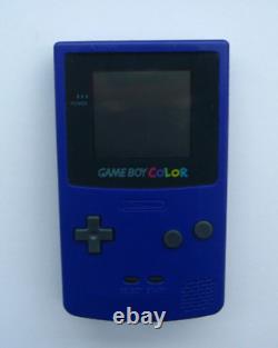 Nintendo Game Boy Color Purple Handheld Console -New Case and Buttons