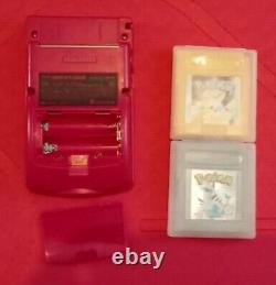 Nintendo Game Boy Color Red Pokemon Silver Pokémon Yellow Bundle