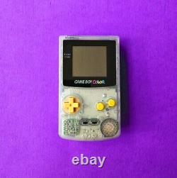 Nintendo Game Boy Color TSUTAYA WATER BLUE CLEAR? CGB-001 GBC NO BATTERY COVER