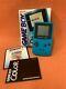 Nintendo Game Boy Color Teal Blue System Console Complete Box Cib With Inserts