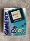 Nintendo Game Boy Color Teal Boxed Not Complete Free U. K. P&p