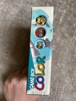 Nintendo Game Boy Color Teal Boxed Not Complete Free U. K. P&P