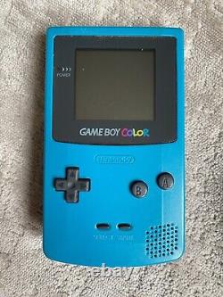 Nintendo Game Boy Color Teal Boxed Not Complete Free U. K. P&P