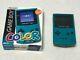Nintendo Game Boy Color Teal Withbox Handheld Gbc Tested & Working Japanese Import