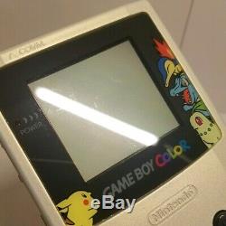 Nintendo Game Boy Color Tokyo Pokemon Center Gold / Silver Ed. With Pokemon Yellow
