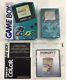 Nintendo Game Boy Color Turquoise Teal Blue Handheld Complete In Box Cib Nr Mint