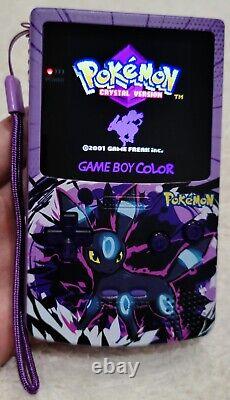 Nintendo Game Boy Color Umbreon OLED IPS Screen USB-C