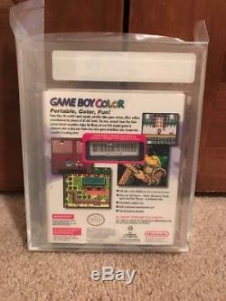 Nintendo Game Boy Color VGA GOLD 85+ NM+ Atomic Purple (Grape)