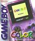 Nintendo Game Boy Color Video Game Console Clear Purple Boxed + Games Bundle