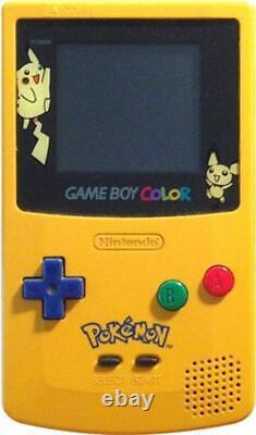 Nintendo Game Boy Color Video Game Gameboy Console Pikachu Yellow + GAMES BUNDLE