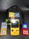 Nintendo Game Boy Color (yellow) Bundle W Usb Light, Case, & Six Pokémon Games