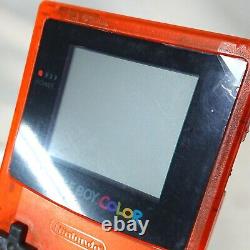 Nintendo Game Boy Color console only DAIEI Hawks Clear Orange limited Edition