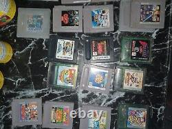 Nintendo Game Boy Color ice blue Handheld System lot