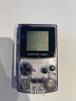 Nintendo Game Boy Colour with game Mario Brothers in clear colour