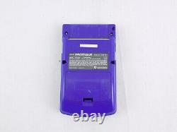 Nintendo Game Boy Gameboy Color Grape Purple Console