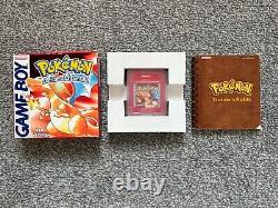 Nintendo Game Boy Gameboy Color Pokemon Red Version Boxed Manual Complete CIB